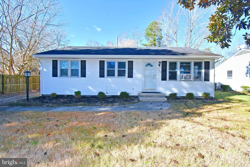 **Sale to include back lot with address: 0 Hemlock St, Salisbury, MD 21804** 

Welcome to 726 Edgar Dr! This 3-bedroom, 1.5 -bathroom is located on a quiet street, centrally located to shopping, restaurants, healthcare facilities and a just under a mile to Salisbury University. 726 offers a big family room with wood burning fireplace to entertain all of your family and friends. This includes a bar area for all of your hosting needs! You'll also have extended space for overflow with the front den/flex space. During the warmer months, you'll enjoy the outdoors with the large fully-fenced backyard. This home has had annual routine maintenance by Comfort Plus for the furnace, replacement windows added and a new water heater installed.  Don't miss your opportunity to see this home and make it yours! Schedule a showing today! Home Sold As Is.
