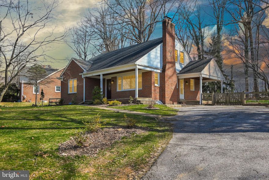 This charming brick cape cod sits in a quiet neighborhood on a large lot with fully fenced, flat yard. Fully renovated in 2017, this home utilizes every space available and is loaded with amenities in addition to being well cared for! Enter into the large freshly painted living room with wood burning fireplace, large bay window, and open entrance into the kitchen. The eat-in kitchen includes table space, stainless steel appliances, gas stove, granite counters, and door to the covered side porch entrance. The first floor also includes two sizeable bedrooms with ceiling fans and an updated bath with shower/tub combo and tile surround. Upstairs, find a huge (36' x 10'!) primary suite with walk in closet and large private bathroom with separate jetted tub and stand up shower! The basement includes a large finished family room also with working wood burning fireplace, separate laundry room, and bedroom with another full bath attached with tub/shower combo! There is also a walk out exit to the back yard and additional unfinished storage. The roof is from 2017, and within the last 5 years the sellers have installed a radon mitigation system, chimney liners both for fireplaces and furnace, replaced the gutters and upgraded to 6", replaced the front bay window to be double pane, and the exterior basement door. The expansive yard is fully fenced with mesh (also within the last 5 years) and includes a shed for storage. 13 Sheraton Rd has been well maintained, has a lovely functional layout, and is ready for its new owners!