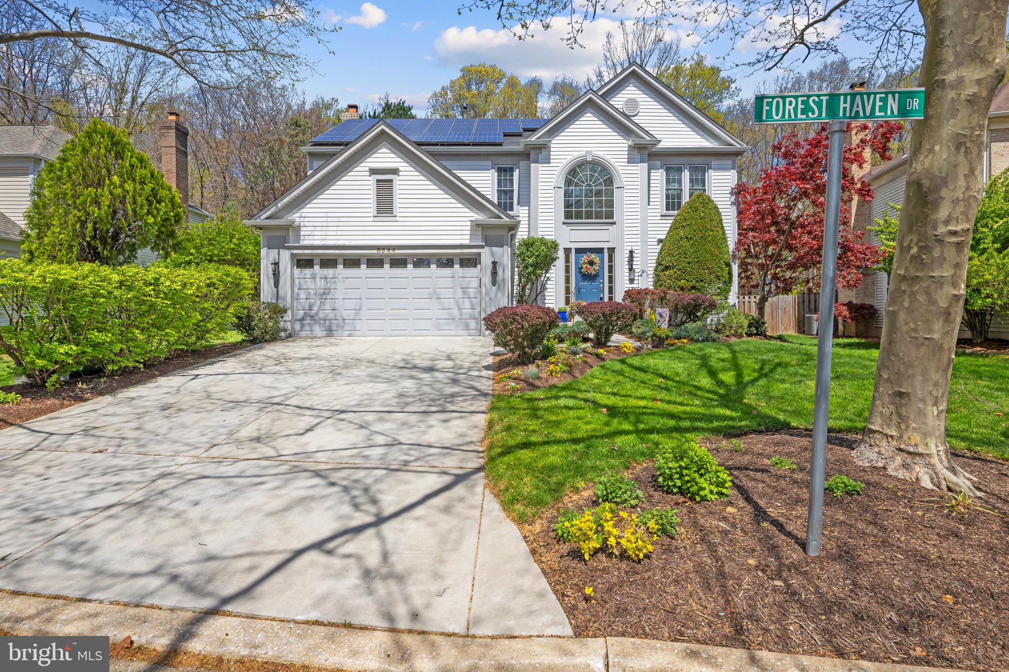 Welcome to 3544 Forest Haven Dr! This meticulously maintained home offers comfort, space, and modern updates in a serene setting. Featuring 4 spacious upstairs bedrooms, 2 walk in closets, and a recently renovated primary bathroom, this home is designed with both style and function in mind. With over 3,300 total square feet, you'll enjoy generous living areas perfect for relaxing, entertaining, or working from home. Step outside to a beautifully landscaped yard with a peaceful porch patio that backs to woods—an ideal retreat for those who value privacy and nature. Recent upgrades include: Brand new water-resistant house wrap and siding (2025), HVAC (2023) and Roof (2016).