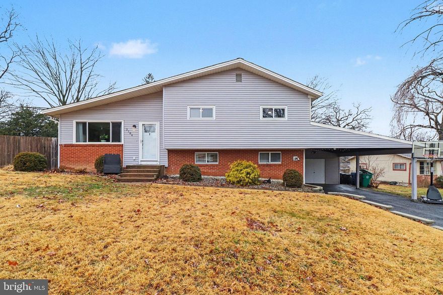 Welcome home to this charming split-level home in Club Estates West! Located in the desired Central Dauphin school district, this home combines comfortable living spaces with great outdoor amenities! Upon entry, you're welcomed into a spacious living room with a vaulted ceiling and stylish LVP flooring. The open layout seamlessly connects to the kitchen and dining area creating an ideal space for entertaining. Three spacious bedrooms and a newly renovated full bathroom comprise the upper level. Enjoy extra living space in the walk-out lower-level family room featuring a half bath as well. This level is thoughtfully completed with a conveniently located laundry and utility room. Step outside to enjoy the fully fenced backyard, perfect for pets, play and outdoor entertaining. Spend your summer days relaxing by the above-ground pool or hosting gatherings on your covered rear porch and patio. This is one property you don't want to miss. Stop by the open house Sunday March 8th from 1 to 3PM to see all this home has to offer!