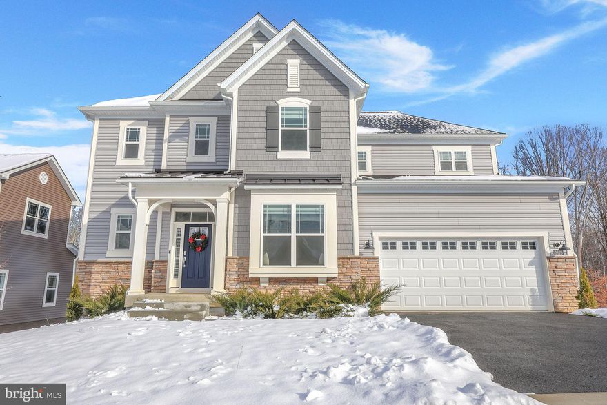 Welcome to this spectacular home in the sought after community of Bryans Village. This Innisbrook model home features an open floor plan, top of the line kitchen, two main level offices, and more. Perfect for entertaining, the home also features a deck off the main level connected to the gourmet kitchen. The upper level consists of 4 bedrooms and 3 full bathrooms. The primary bedroom has a spacious en-suite bathroom and walk in closet. Utilize the upper level laundry room to make life easier. The expansive lower level has a full bathroom and is a walk out to the fenced in rear yard. The neighborhood is close to shopping and restaurants so this is one you don't want to miss.