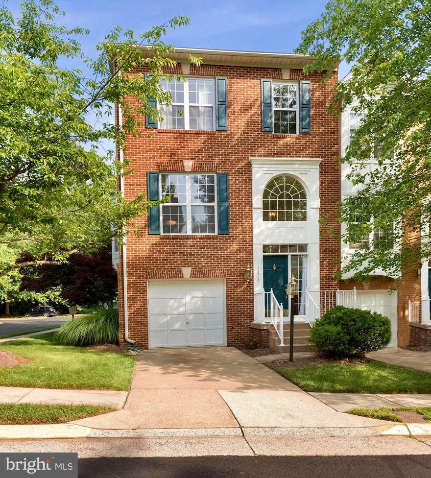 Beautifully renovated and meticulously maintained, this fabulous Brick (End-Unit) Townhome is located in North Reston's sought after Hawthorn cluster. Enjoy the serenity you are looking for in this premium, corner location accented with beautiful trees and landscaping (NOT a thru street!) With an abundance of natural light in every room, the open airy layout makes entertaining effortless. From the moment you enter this home, pride of ownership shows! The stunning chef's kitchen features high-end, stainless steel appliances (Thermador 6-burner gas stove, Bosch dishwasher, KitchenAid refrigerator), a double sink, granite countertops, a large center island with seating space, custom light fixtures and additional recessed lighting. The kitchen opens to a cozy family room with gas fireplace and provides access to your private deck through the new sliding glass door. The fabulous living room and dining space are surrounded by windows, and the entire level is highlighted with gleaming hardwood floors - sanded and stained in 2020. A lovely powder room and storage closet complete the main level. Upstairs you’ll find a new hardwood landing that leads to three Bedrooms. The primary bedroom features a vaulted ceiling, ceiling fan and walk-in closet. The primary bath has been renovated with granite countertops, a custom vanity with dual sinks, separate stall shower, jacuzzi tub, luxurious slate tile flooring, designer mirrors, oil-rubbed bronze hardware and recessed lighting. Two secondary bedrooms also shine with natural light, have ample closet space and share a renovated full bath featuring new vanity, countertop, tile, shower/bathtub, designer hardware, lighting and mirror. The lower level features a slate tile floor entry to a spacious recreation room with full-sized windows and sliding glass door that opens to your private brick patio. You’ll also find a powder room, laundry with new washer/dryer, and access to the garage with new automatic door opener. CONVENIENCE: This location is simply unbeatable! Plenty of guest parking within the community and just minutes to North Point Village, Reston Pools, Great Schools, Reston Town Center, Dulles Toll Road, Route 7, Silver Line Metro and Dulles Airport. WONDERFUL AMENITIES: Reston offers 15 Swimming Pools, 52 Tennis Courts, 55 miles of Paths & Trails, 4 Lakes, 3 Ponds, 20 miles of Streams, many Playgrounds, Garden Plots, Picnic & Community Facilities that provide year-round opportunities for fitness, fun and exploration as well as top notch programs and events for residents of all ages. DON'T WAIT to enjoy your summer with ALL that this home and community has to offer!