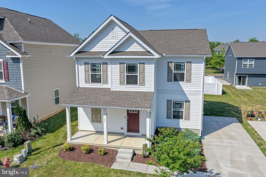 Welcome to 102 Flying Cloud a new community known as The Village of Chestertown. This is a rare opportunity to own a home at this price and condition. Designed to with an open 1st floor features a bright white kitchen and dining area open to a large living room for entertaining and a 1/2 bathroom. The 2nd floor features 3 bedrooms 2 full bathrooms. The primary feature private bath and large closet. The exterior has large backyard for friends and family concrete driveway and freshly manicured yard. Call today for private showing today.