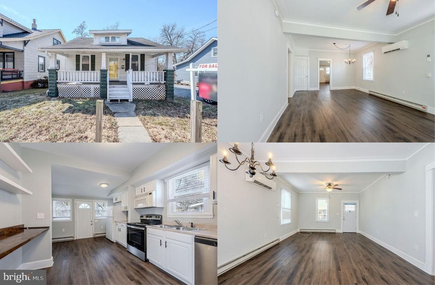 Welcome to 3904 38th St, Brentwood, MD 20722 — a charming, updated bungalow with timeless character and endless possibilities! From its inviting covered front porch, perfect for morning coffee or relaxing evenings, to its spacious layout, this home offers warmth and comfort throughout. Inside, you’ll find 3 bedrooms and 2.5 baths, featuring soft neutral paint with crisp white moldings, warm and durable luxury vinyl plank flooring in the main living areas, updated lighting and cozy carpeted bedrooms on the main level. Windows on two walls fill the living with a lighted ceiling fan and dining room candelabra chandelier with natural light. The updated kitchen features a built-in breakfast bar and stainless-steel appliances. The primary bedroom boasts a private bath with step-in shower and walk-in closet. The 2nd bedroom has easy access to the updated hall bath with tub/shower combo.  The upper-level 3rd bedroom/loft with an updated half bath with granite topped vanity provides a great flex space for an office, playroom, or guest area. The unfinished lower level offers room to expand and includes a laundry area and walk-up to the outdoors. Set on a large, lush lot with a HUGE backyard, there’s plenty of space to entertain, garden, or simply enjoy the outdoors. Close to major routes, bus stops, Metro and MARC, shopping, dining, and parklands. With its classic charm and unbeatable potential, this Brentwood gem is ready for its next chapter — and your personal touch!