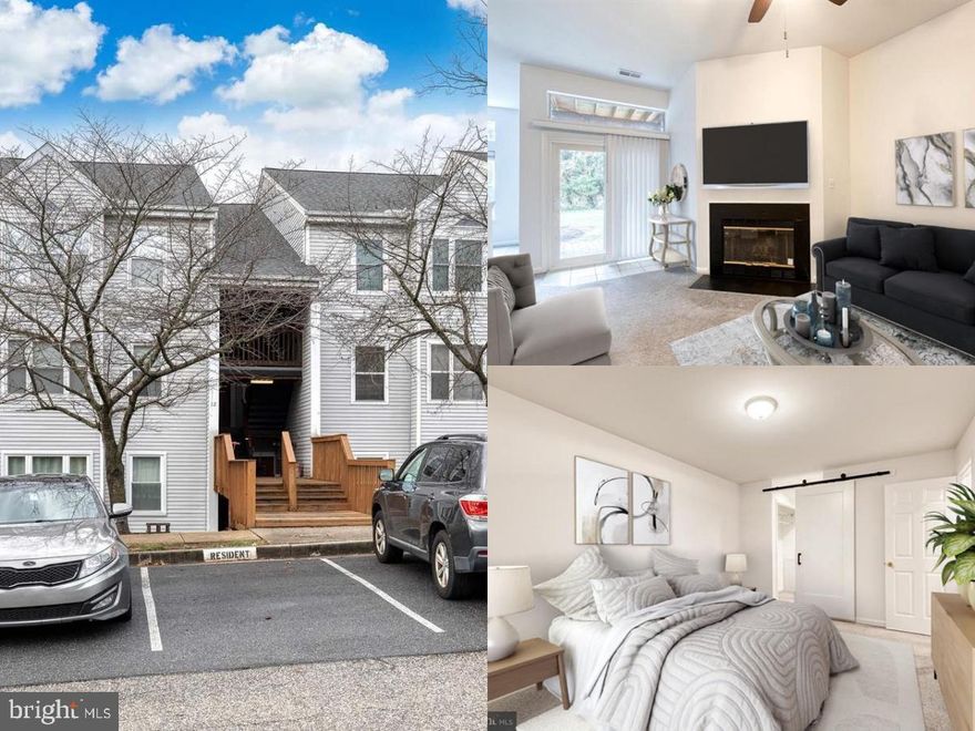 Rarely available & beautifully updated condo in Riverchase. This low maintenance 2 bed, 1 bath lower level unit w/ walkout is a must see! Venture inside to find a beautiful open floorplan with updated kitchen with new cabinets, spacious dining room & family room with 10' ceilings, plus access to a cozy back patio backing to trees. Spacious bedrooms offer ample amount of closet space. Recent updates include new carpet, new LVP flooring in kitchen, updated cabinets and much more... HVAC replaced in 2020. Close to all major transportation routes and Marc train. Move in ready!