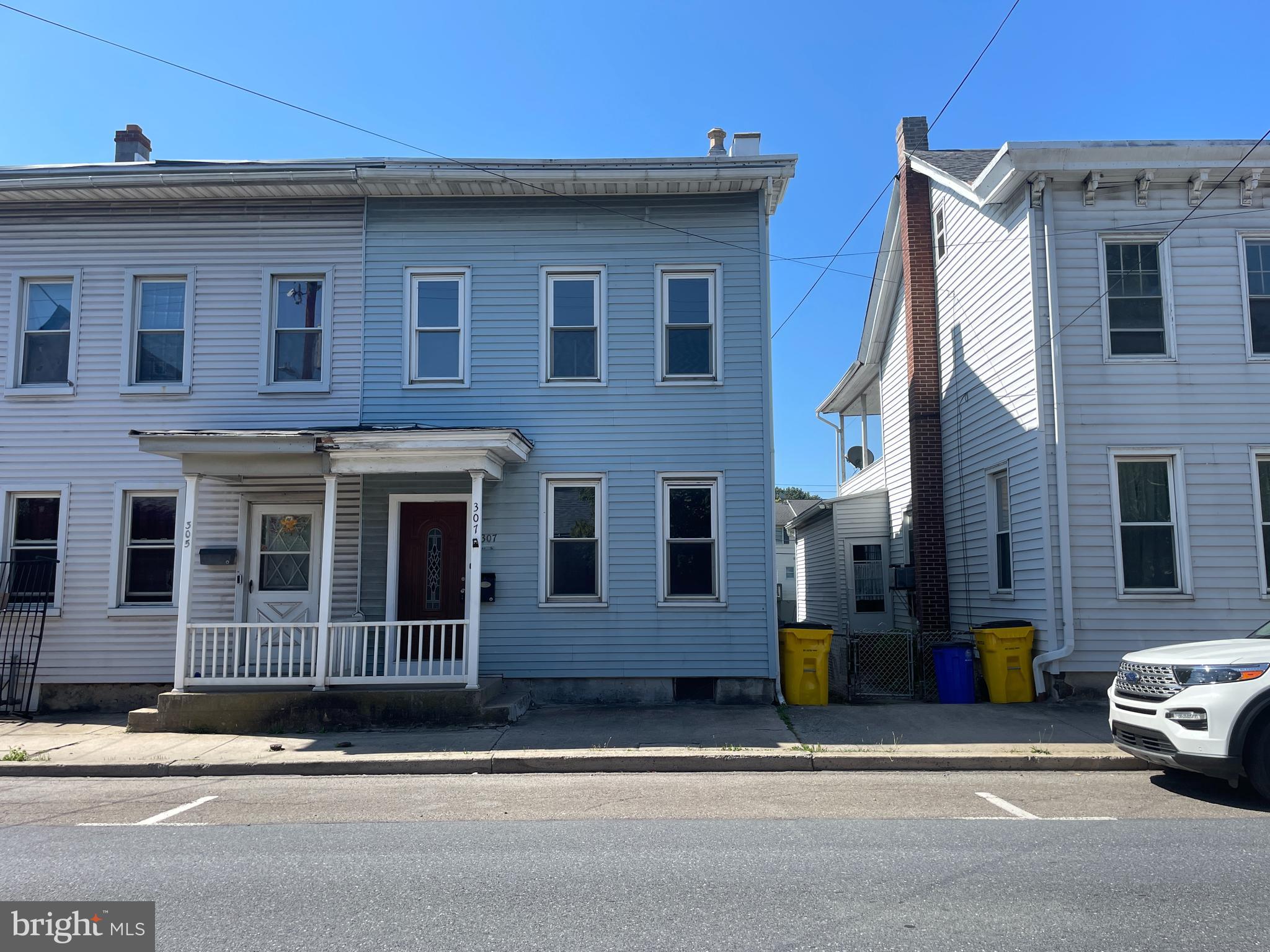 Large Semi-detached home in Schuylkill Haven!! 3 bedrooms 2 Full Baths. TONS of closet space plus plenty of living space. Newer Hot water heater, Newer furnace. Move in Ready!! Carport area in the back is a separate parcel and does NOT go with the sale. Quick close possible!