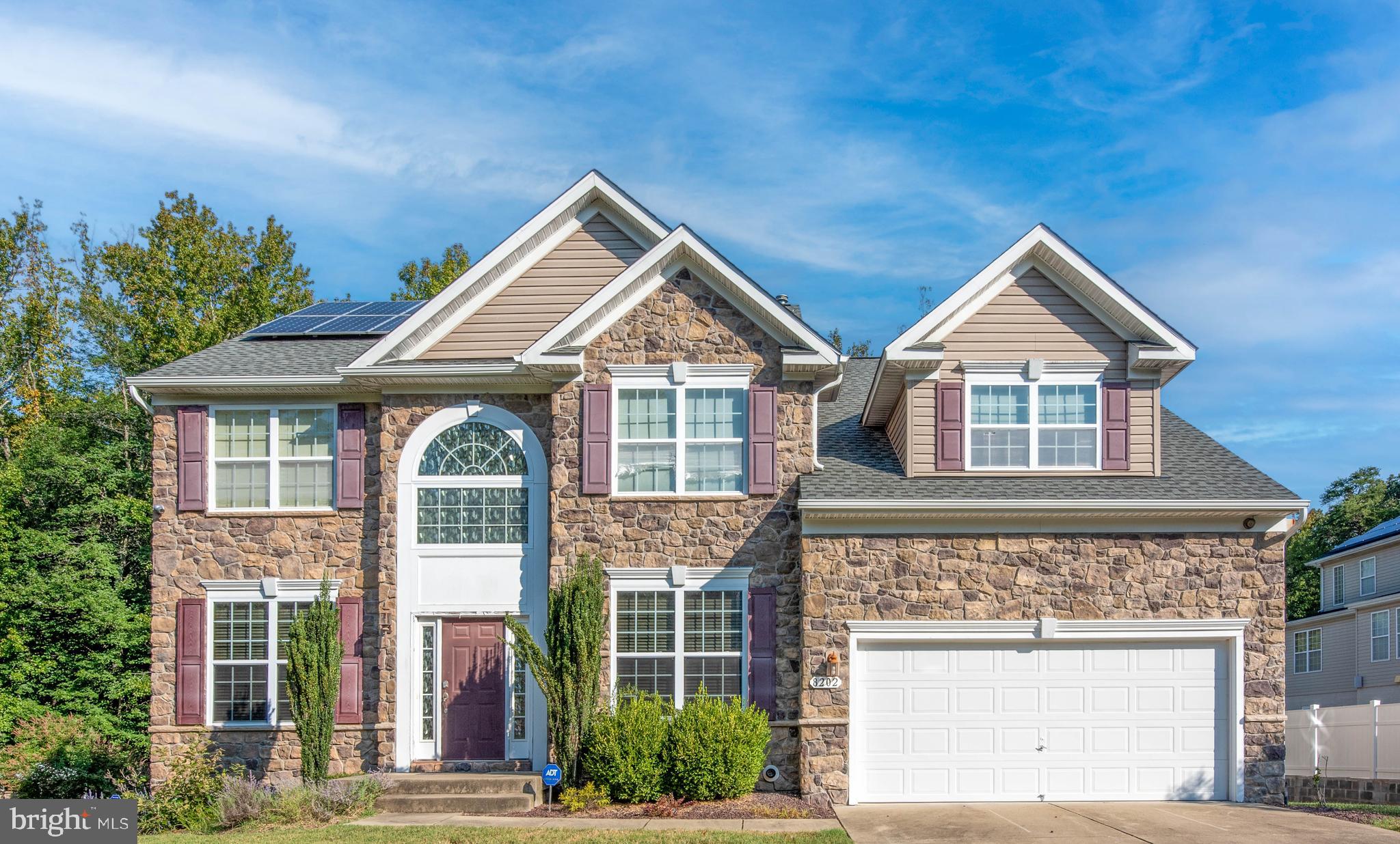 Public: List price is Opening Bid at the Online auction to be conducted on Auctioneers website. Auction ends September 22 @ 12:00 pm. This spacious home offers 3,280± sq. ft. above grade, 4 bedrooms, and 3.5 baths across three finished levels. Nestled on a private 0.47± acre lot in the Poplar Hill community, the home combines modern comfort with timeless design.
The main level features a welcoming foyer, open-concept living areas, a formal living room with gas fireplace, a gourmet eat-in kitchen with island and stone countertops, and a large great room filled with natural light. A 4±-foot extension opens to the sunroom — perfect for relaxing or entertaining. This level also includes a half bath, laundry area, and access to the attached 2-car garage.
Upstairs, the primary suite impresses with vaulted ceilings, walk-in closets, and a spa-like en-suite bath. Two additional bedrooms and a full bath complete this level.
The finished lower level offers a recreation room, full bath, and flexible space ideal for guests, office, or gym. A utility room includes dual 200-amp panels, tankless water heater with backup, and plenty of storage.
Additional Features:
• Custom moldings and hardwood floors
• Luxurious bathrooms and walk-in closets
• Dual-zoned HVAC
• Solar panels
• Park-like setting
Front Foot Fee: $850 annually through 2043