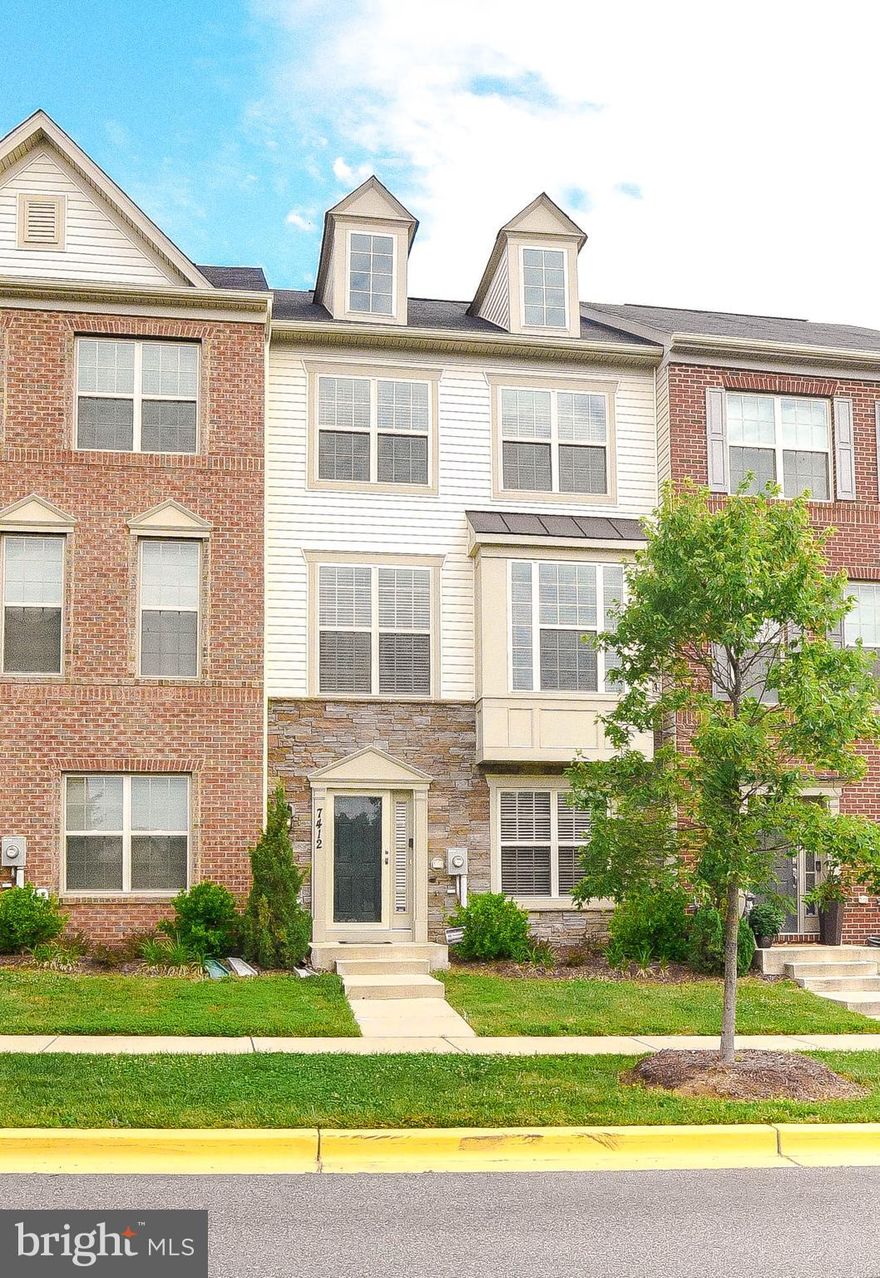 MULTIPLE OFFERS...WILL UPDATE BRIGHT WITH DEADLINE. SELLER PREFERS TO USE TITLE MAX LLC. 

Welcome to this 3 level, spacious townhome!  Plenty of room for entertaining..... the basement is the perfect rec room or 2nd family room. Continue upstairs to the open main level with beautiful kitchen featuring stainless steel appliances, granite counters, and huge island/breakfast bar. Family room with slider to large deck will be the best place to relax after a long day. Formal dining area will be the spot for holidays or special occasions. Make your way upstairs will you'll find the laundry room and 3 bedrooms. The master suite has a nice size walk in closet and master bath with soak tub, separate shower, and dual sinks. Community has lots to offer, and it's located in convenient location for commuters. Call today