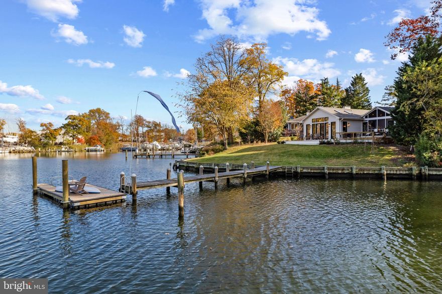 Beautifully renovated to thoughtfully capture the extensive water views and maximize the efficiency of every square foot of this stunning home in Eastport. Located in a quiet cul-de-sac and perfectly sited to optimize the view down the shoreline of Back Creek, this home has everything you are looking for and more! Public water and sewer, natural gas, new roof, new windows, new doors, and new kitchen; just to name a few. (see improvements list in Documents for complete list). The open floorplan creates an ease to both casual or formal entertaining and the layout provides options for either intimate seating areas in front of the cozy fireplaces or larger gatherings that can flow from indoor to outdoor seamlessly and enjoy the views. The soaring ceilings, skylights and walls of windows bring in a plethora of natural light and frame the view of the sun sparkling off the water. The Primary bedroom with custom walk-in closet, luxuriously appointed ensuite bath and adjoining screened porch is the ideal place to wake up and enjoy the morning and the perfect relaxing spot to end the day. The gourmet Kitchen with custom island and high-end finishes opens to the Living room with gas fireplace, seating area and conveniently located dining nook with built-in bench overlooking the sunken Family room and the panoramic views.  The additional 2 bedrooms and beautifully designed hall bath offers plenty of space for friends and family.  The finished lower level boasts several living spaces and a bonus room, providing endless opportunities to use the space in what ever way best suits your needs. This is the great location for a VRBO or Airbnb vacation rental home to generate income all year long. Explore the artful and nautical streets of Eastport to amenities like; five-star restaurants, pubs and street-end parks with hidden treasures. Not to mention you are only a few blocks away from downtown Annapolis and Naval Academy by either biking, walking across the Spa Creek drawbridge. From this location, you are also close to some of the Bay's best cruising and fishing areas. Attractive destinations such as Baltimore's Inner Harbor, St. Michael's, Oxford, and Solomon's Island are only a short cruise away. Annapolis offers the perfect balance of small-town charm and big world sophistication. Located just 5 miles to Rt. 50 and 97 which provides direct access to Baltimore, BWI, Ft.Meade/NSA and Washington, DC. Don't let this opportunity slip away.