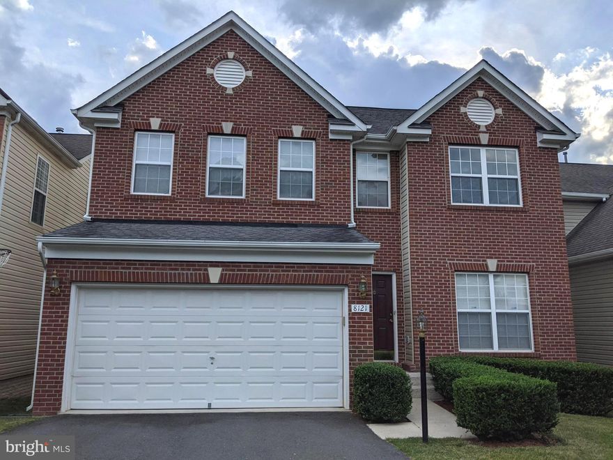 Everything You Need!  Beautiful 4-5 Bedroom, 3.5 bathroom single-family home in great location.  Brick front, formal living & dining rooms, 2-story family room with LOTS of light, gourmet kitchen with center island.  Upstairs is a large master suite, 3 additional generous-size bedrooms, and a separate laundry room.  The lower level is finished with a HUGE rec room, den/5th bedroom/media room, full bathroom, and custom storage area.  Walk-out to fully-fenced yard.  2-car garage.  Close to shopping, parks, transportation, Ft Belvoir, I95, Rt 1, Fairfax County Parkway, Franconia Metro.  A GREAT value!