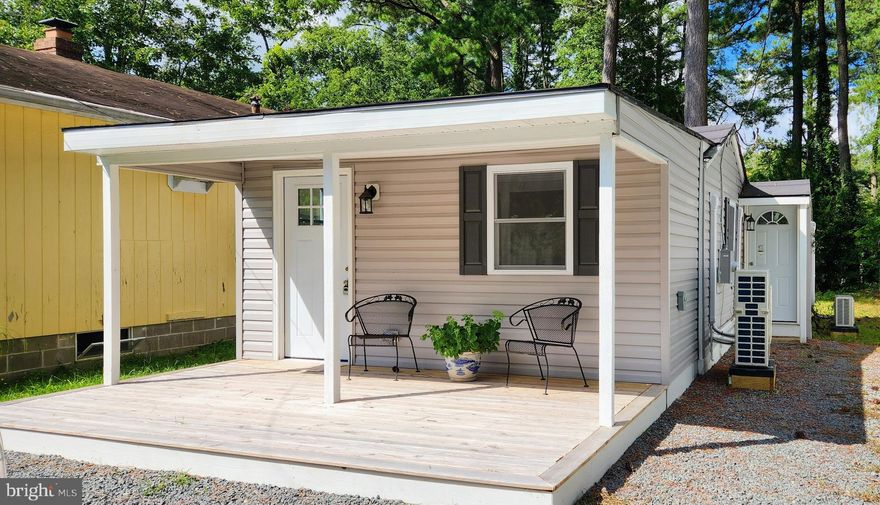 Just in time for summer fun! This newly updated cottage is located less than a 1/2 block from Riverdale's private beach and pier. The home features new flooring, paint, and appliances. Nothing left to do but move in and enjoy all that the area has to offer! The park is in close proximity to outdoor dining and bars, shopping and of course the beaches. Riverdale Park is perfect for bike riding, dog walking and relaxing at the waterfront park. Purchase based on park approval. No sub-leasing allowed. Reasonable lot rent of $4200 annually, first year included with acceptable offer. Cash sale. New appliances will be installed prior to purchase.