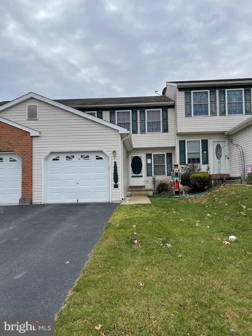 Welcome to 4 Grasshopper Court located in Eastern Lebanon County School District! Come enjoy this lovely home located in Wheatland Manor and call it yours. This interior townhome offers 3 nicely sized bedrooms and 1 and half bathrooms that would be perfect for a family. The basement offers a finished area that you can do as you choose with. A fenced in backyard is great if you have any pets or desire to have one.  All kitchen appliances do stay with the home as well as the dryer. HOA is only a small fee of $130 annually.