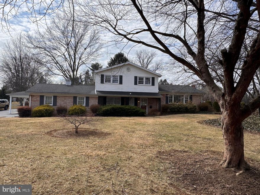 Beautifully maintained home in Carlisle with 4 bedrooms and 2 bath, with one master bedroom with bath being on the main level.  This home boasts large corner lot, hardwood flooring in upper levels, recently upgraded kitchen, newly installed carpeting,  in ground pool with large fenced patio area for outdoor entertaining, attached two car garage in addition to a detached oversized two car garage.  Listing agent is related party to seller.