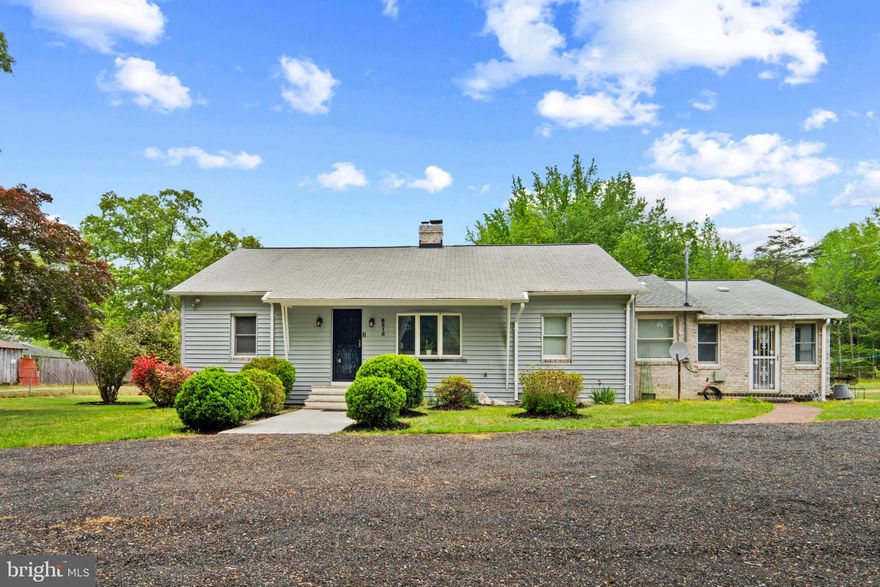 Welcome to this beautiful Rambler in the peaceful community of Welcome, Maryland. Surrounded by open land and nature, this home offers the perfect blend of rural serenity and modern comfort. The property has been thoughtfully updated, featuring elegant granite countertops, sleek white cabinets, stylish light fixtures in the kitchen and bathrooms, renovated bathrooms and bedrooms, and polished floors throughout. It has been thoughtfully painted, adding a bright and clean feel to every room. Enjoy the comfort of an updated kitchen, a chimney, updated roof and siding, giving you peace of mind for years to come. Inside, you’ll find 3 spacious bedrooms, 2 full bathrooms, and a separate laundry/storage room for added convenience. With no HOA, you can enjoy more flexibility and fewer restrictions. The home sits on a large lot with plenty of parking space, offering privacy while still being just minutes from shopping, dining, and outdoor recreation by the scenic Potomac River. If you're seeking a quiet, connected lifestyle within reach of La Plata, Waldorf, and Washington, D.C., !!!!This home is a must-see!!!!!