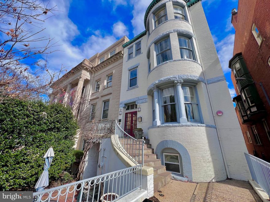 Welcome to 1527 16th Street NW #4. You'll fall in love with this beautifully renovated two-level condo that lives more like a single family home due to its great layout. The unit spans over 1,100 square feet and boasts a truly unbeatable location tucked between Logan Circle & Dupont Circle. Features include: Beautiful hardwood flooring throughout, soaring ceilings on main level, tons of extra storage space w/ custom elfa organization, Kitchen with stainless steel appliances, granite countertops, island w/ bar seating plus a pantry, more than enough space for a large dining table, Light-filled living room with operational, wood-burning fireplace, huge primary bedroom with multiple closets and serene private balcony, stunning custom ensuite primary bathroom with marble flooring, a walk-in shower and separate soaking tub, second bedroom with separate balcony, second full bathroom in upstairs hallway has also been completely renovated.