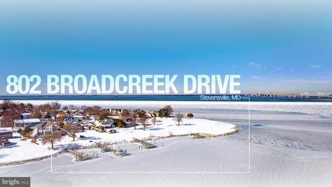 802 BROADCREEK DRIVE STEVENSVILLE MD 21666