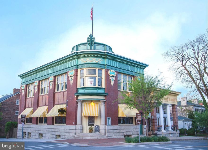 Restaurant/retail space available for lease in the vibrant village of Shepherdstown!  This is a wonderful opportunity to lease space or spaces in a well-known Shepherdstown building with prominent visibility and street-level access.  There is a total of approx. 3,500+ SF is available for lease with the option of leasing the entire space or leasing just one side.   In addition, there is upstairs space available for lease.  The upstairs consists of Class-A office space with an elevator that could be used for a variety of options.  Contact for your private showing!  (Owner is a licensed broker.)