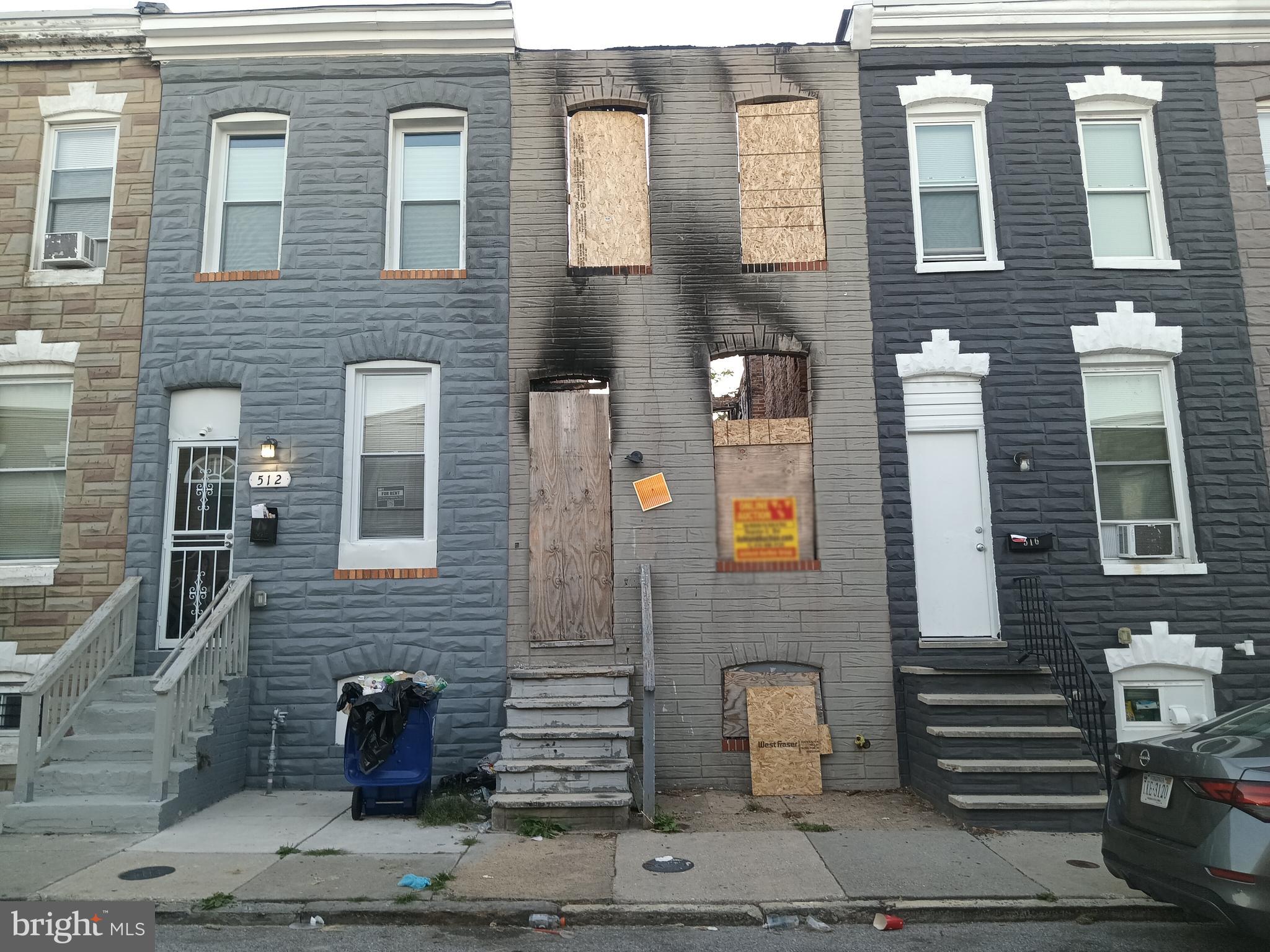 ONLINE AUCTION: Bankruptcy Lender Sale. Bidding begins 09/17/2025 @ 10:00 AM. Bidding ends 09/19/2025 @ 11:20 AM. List Price is Suggested Opening Bid. Deposit: $5,000.
Set in the McElderry Park neighborhood, this property is within the proximity of Patterson Park, has convenient access to Northeast Market. Within a short distance you'll find public golf at Clifton Park, and the Johns Hopkins Hospital. The property also has straightforward connections to major roadways including I-95 and the Baltimore–Washington Parkway. Property is Vacant.