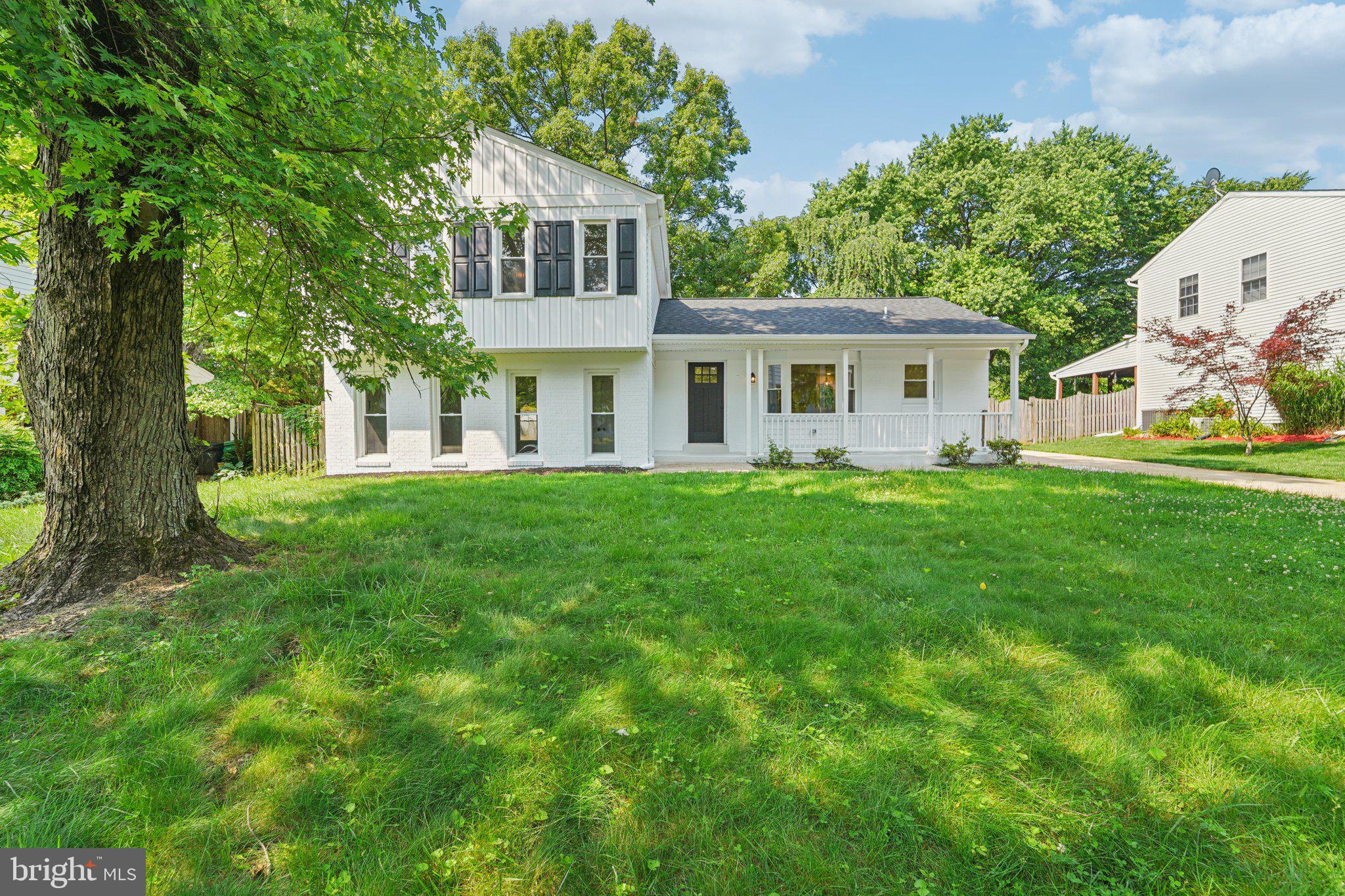 This spacious home was renovated from top to bottom, it's all brand new! The open layout brings a cohesive flow to the entire home. As you step foot into the home you're greeted with beaming natural light and a beautifully updated white kitchen. Just off the kitchen is your conveniently located laundry room/mud room area with a door just off the driveway. Two steps down from the main living area is a very large family room with a half bathroom and sliding doors to your expansive patio. The basement level is equipped with another half bathroom, a recreation room, and an unfinished utility room. There are 3 secondary bedrooms, 1 full hall bathroom, and the primary suite on the upper level. Move in with peace of mind knowing that everything in the home is brand new, from the plumbing, to the electric, to the HVAC, windows, doors. Don't wait, schedule your private showing today!