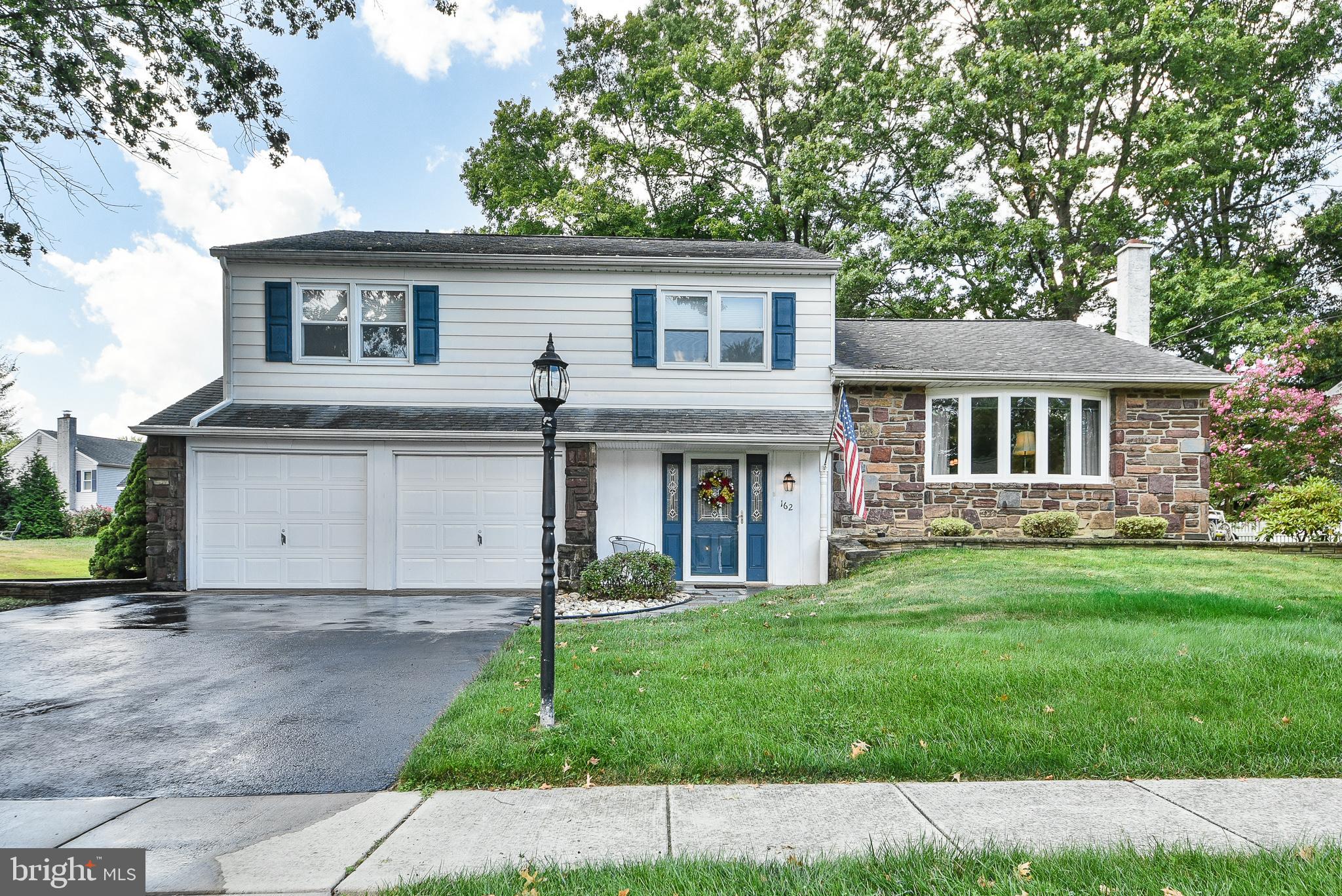 Don't miss the opportunity to visit this meticulously maintained split level home in the heart of Hedgerow Woods. This well cared for four bedroom home features an extra wide driveway and a landscaped stone front that welcomes you inside through a covered entry. Enter into an extra-large foyer complete with a coat closet, powder room, and access to a two-car garage. Continue through the main level as you step-up into the spacious and airy formal living room with a five panel bay window and neutral color palette. You will notice that this home is impeccably clean and move in ready. The kitchen boasts plenty of counter space, real wood cabinets, and stainless-steel appliances. The family room, just below the kitchen, has a cozy and captivating feel inviting you to relax in front of the full stone wall with a fireplace. Continue relaxing on the oversized covered back patio. Head upstairs to find 4 bedrooms and 2 full bathrooms. There are hardwood floors throughout the home. The backyard is a great size with additional storage in a shed at the back corner with a new roof. This home has been beautifully maintained over the years. The seller will do a sewer scope and the electrical and chimney inspections/certifications prior to closing.