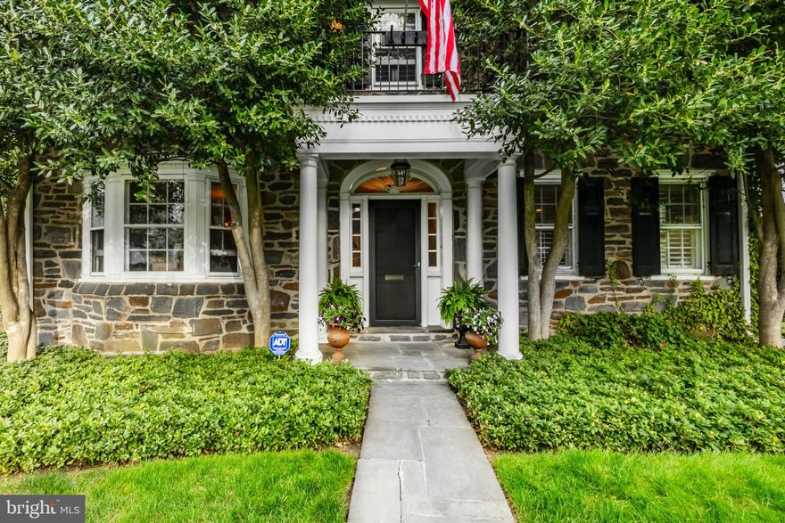 Charming Stone Colonial in Prime Neighborhood Location!  Welcome to this
beautifully maintained 4-bedroom, 3.5-bathroom stone Colonial home, offering classic
elegance, spacious living, and modern amenities—all just a short walk to multiple trains,
Suburban Square shopping and dining and highways. With timeless architecture and a
host of desirable features, this home is perfect for those seeking both style and
convenience.
Spacious Gourmet Kitchen: The heart of the home, the kitchen, is a chefs dream.
Featuring custom cabinetry, granite countertops, high-end stainless steel appliances,
and a generous center island, it’s ideal for cooking, entertaining, and everyday meals. A
spacious adjacent dining area and second sink adds to the functionality, making it
perfect for family gatherings or dinner parties.
Expansive Living Spaces: The main floor boasts a generous living room, family room,
and bonus library with wood beams and a wet bar, all with wood burning fireplaces and
plenty of space to relax and entertain. With multiple living areas, there is room for
everyone to enjoy. Natural light pours in from every angle, enhancing the beauty of the
hardwood floors and intricate moldings.
Private Master Suite: The private master suite offers a serene retreat with custom
woodworking, built-in closets and ample space for a king-sized bed and sitting area.
The en-suite bathroom features a full tub/shower and vanity, creating the perfect space
to unwind at the end of the day.
Additional Bedrooms and Bathrooms: Three additional well-sized bedrooms offer
comfort and privacy, with ample closet space and plenty of natural light. Two full
bathrooms serve these rooms, offering modern fixtures and finishes.
Beautifully Finished Lower Level:
Step into a spacious and versatile finished lower level that offers comfort, functionality
and style. Featuring a cozy fireplace that adds warmth and charm, this area is perfect
for entertaining, relaxing or creating a private retreat. Ample storage solutions are
seamlessly integrated, keeping the space organized and clutter-free. Enjoy the
convenience of direct outside access. Whether you and your family are hosting gatherings or seeking a
quiet escape, this lower level is designed to adapt to your lifestyle.
Detached 2-Car Garage with Second Floor: The two-car detached garage features
additional space on the second floor, perfect for a home office, studio or extra storage
and is hard-wired for internet. The garage is accessible via a well-maintained driveway
and offers easy access to the home.
Private Fenced-In Yard: The expansive, fenced-in backyard provides a perfect space
for outdoor living, whether you’re hosting summer barbecues, letting the kids run free, or
relaxing in the tranquility of your own private oasis.
Walkable Neighborhood: Located in a highly sought-after area, this home is just a
short walk to local shops, restaurants, parks, and more. Enjoy the convenience of living
in a friendly, walkable neighborhood with easy access to schools and major roads.
This is a rare opportunity to own a stunning stone Colonial home with all the features
you’ve been dreaming of. With spacious living areas, a gourmet kitchen, and a fantastic
backyard, it’s the perfect place to call home. Schedule your private showing today!