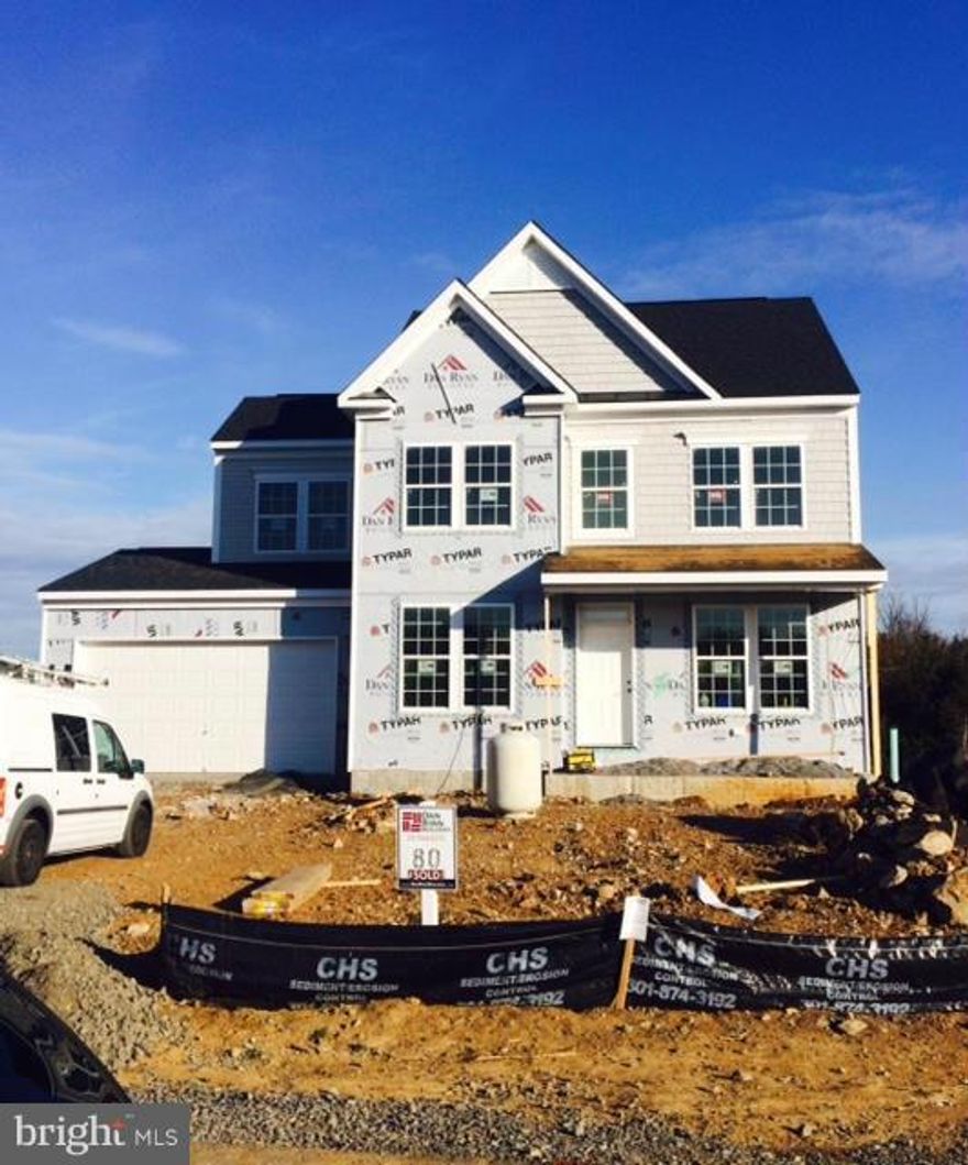 Dan Ryan Builders at McCauley Crossing Newbury II December 2016 delivery! Beautiful stone front home with porch, 2car garage, 4bedrooms, 2 1/2 baths, formal living & dining, kitchen & breakfast nook open to family room, 2nd level laundry & unfinished walkout basement all on .42 acres in sought after McCauley Crossing subdivision. Cozy gas heat, 2x6 construction & other energy saving features.
