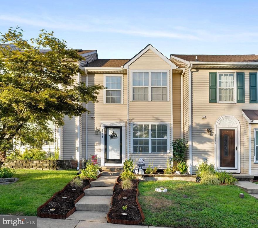 Welcome to 4338 Horner Lane, a stunning 3 bed, 1.5 bath townhome nestled in the highly desirable Riverside community. This beautifully maintained home is your ticket to effortless living with a host of recent updates.

Step inside to discover luxury vinyl plank flooring throughout the first floor, creating a seamless and modern feel. Every room has been freshly painted, adding a touch of elegance to the bright and airy living spaces.

Enjoy peace of mind with a top-of-the-line Trane HVAC system and a brand-new roof, both less than a year old, ensuring comfort and energy efficiency year-round. The updated water heater further enhances the home's functionality.

Upstairs, three spacious bedrooms await, accompanied by a large full bathroom. Downstairs, the main level boasts a generous living room, dining area, and a well-appointed kitchen.

The partially finished basement offers flexibility with a bonus room ideal for a home office or potential fourth bedroom, catering to your evolving needs.

Step outside onto the expansive deck, perfect for morning coffees or hosting gatherings with friends and family. The front of the house is a gardener's delight with meticulously maintained flower boxes and a beautifully manicured yard.

Location-wise, this home couldn't be more ideal. Situated on a peaceful court with a central playground just steps from your front door, keeping an eye on the kids has never been easier.

Don't miss out on this rare find! Schedule your appointment today to experience 4338 Horner Lane firsthand. This move-in ready oasis won't last long!