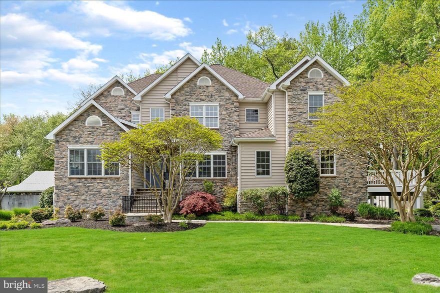 Rare Opportunity In Much Sought After Bowleys Quarters Community, This STUNNING Custom Built 5 Bedroom 3.5 Bathroom Home ! Walk In & Be Taken Away By The Immaculate Detailing Put Into This Home. Upon Entering The Home, You'll Immediately Notice The Gleaming Hardwood Floors & Tons Of Natural Light Throughout The Foyer. Throughout The Main Level Of This Home Is Gorgeous Tall Ceilings, Natural & Recessed Lighting & A Full House TV and Audio System. The Living Room Offers A Custom Stone Mantel Fireplace, Vaulted Ceilings & Large Windows. Continuing Throughout The Home Is A  Dining Room With Crown Molding, Kitchen With Stainless Steel Appliances, Soft Closing Cabinets, Breakfast Bar, Living Room, Office and A Great Room With A  Wet Bar, Granite Countertops, & Fridge. The Primary Bedroom Is Located On The Main Floor With Hardwood Floors, Custom Built In Closets, And A Walk-Out To The Back Deck. The Gorgeous Primary Bathroom Is Complete With A Jacuzzi Tub With Full Jets, Dual Vanity Sinks, And A Stand-Up Shower. The Upper Level Includes 4 Additional Spacious Bedrooms With 2 Full Bathrooms, Laundry, And Gorgeous Window Views Of Greenery. Outdoor Features A Beautiful Back Deck With Trek Decking & Large Backyard.