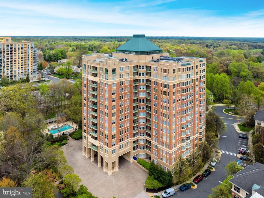 Welcome to luxurious living at The Stratford House, located just one block from the vibrant Reston Town Center and three blocks from the Reston Metro Station. This ​expertly renovated ​u​nit boasts a contemporary ​and open floor plan with gorgeous wide plank flooring throughout, creating a seamless flow from room to room. 

The main living area is thoughtfully designed with peninsula seating, a dining area, a family room, and a study nook, ​with spectacular treetop views that bring nature right into your home. The kitchen is a chef's dream, equipped with modern appliances and ample storage, making it ideal for both casual meals and formal gatherings.  The sun-drenched ​family room features a custom-built cabinet and a cozy gas fireplace, making it the perfect spot for relaxation and entertainment.  

This home offers two bedrooms and two full baths, providing privacy and comfort. The primary bedroom suite is a true sanctuary, complete with sweeping views and a grand bathroom featuring a soaking tub, separate shower, dual vanity, and a spacious walk-in closet. The second bedroom is equally luxurious, with its own walk-in closet, a fully renovated bathroom, and an adjoining laundry room/folding area.  

Residents of The Stratford House enjoy top-notch amenities​s,  which include concierge and elevator ​service. Spend your summer days relaxing by the community pool or staying active in the fitness center. ​ Unit 805 includes two garage parking spaces (numbers 001 and 002)  and a storage unit (number 153).​

​This ideal location offers easy access to the ​Toll ​Road, ​Route 7, and the Reston Metro Station.  ​Just steps to the W&OD Trail, and ​minutes to several grocery stores.  Walk to all the dining, shopping, and entertainment options that Reston Town Center has to offer​ and enjoy a lifestyle of comfort and convenience.  Whether it's the thoughtful interior features or the exceptional community amenities, this property is truly designed for those who seek to live life at its best.