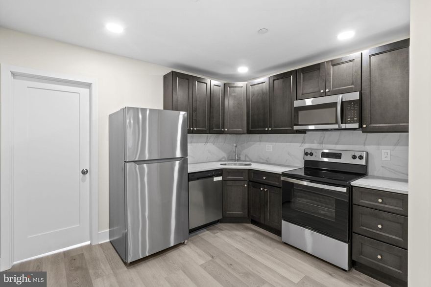 Brand new construction! Spacious two bedroom, one bathroom apartment located right on Broad St. Units feature a gorgeous kitchen with stainless steel appliances (dishwasher too!), in unit washer and dryer, and central air. First, last and one month security due at lease signing. This area has a walk score of 94 and has easy access to the Broad St Line, shops and restaurants!