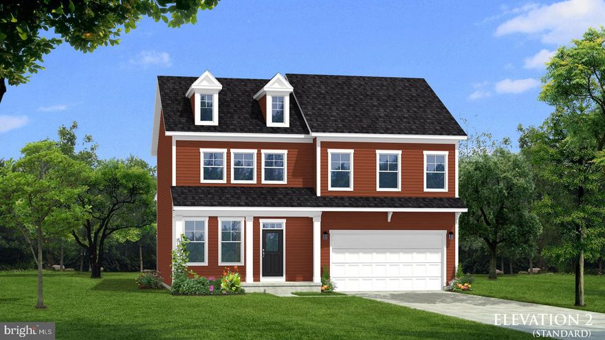 Pending **UP TO $12,500 CLOSING COST ASSISTANCE AVAILABLE ON SELECT HOMES, FOR PRIMARY RESIDENCE WITH USE OF APPROVED LENDER AND TITLE!** ATTACHED 2 CAR GARAGE INCLUDED!!! Live the Huntfield lifestyle in Charles Town's largest planned community ideally situated along the rolling hills of the Blue Ridge Mountains! Welcome to the Bridgeport II, a place where style meets functionality! Crossing the threshold, you'll find an open concept layout that includes a bright gathering room with an optional fireplace, a spacious kitchen with a large island and walk-in pantry, a mudroom, a powder room, and a flex room or main level bedroom. Moving upstairs, you'll discover a private primary suite that comes with a sizable walk-in closet and luxurious bathroom featuring a dual sink vanity, a large tub, and a walk-in shower. Beyond the primary suite, you will find additional bedrooms, a hall bathroom, and a laundry room on the second level. Need additional storage space? Consider a finished basement or recreation room; the options are endless with this flexible and versatile floor plan! *Photos may not be of actual home. Photos may be of similar home/floorplan if home is under construction or if this is a base price listing.