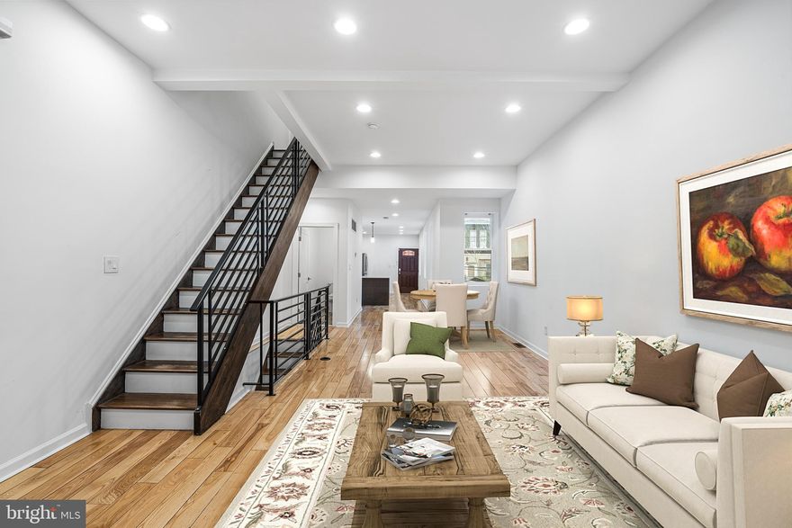 Investor-special!! Tenant occupied through July 2026. 4047 Green St is a large, renovated 4 bed, 3.5 bath house in Powelton Village with a tax abatement through 2029! On the outside you’ll notice the charming brick facade and a classic West Philly front porch. The first floor welcomes you with tall ceilings and a large, open floor plan - with room for a living space, dining area, barstool seating, and a sizable kitchen. The contemporary kitchen features stainless steel appliances, tiled backsplash, and granite countertops. A convenient half bath is located on the first floor. Off of the kitchen is access to the fenced backyard - big enough to throw a BBQ or plant a garden! On the second floor you’ll find a bedroom with ensuite bathroom on the back of the house. This floor has coveted second-floor laundry and another full bathroom with a linen closet! The front of the home has a sunny bedroom with big closet. On the third floor back of the home sits the primary suite. It features a walk-in closet, ensuite bathroom with double vanity, standalone bathtub and walk-in shower, and two sides of windows in the bedroom. This floor also has the 4th bedroom - perfect for a nursery or home office. The roof deck spans the depth of the home and has wonderful city views. The basement is fully finished, with ample room for storage, a home gym, play room - anything you can dream of! West Powelton is located near Drexel and U Penn, CHOP and Penn Presby - with quick access to Rittenhouse and Center City. Lee’s Market and Asad’s Hot Chicken will be your go-to take-out spots, and a quick walk over the Spring Garden bridge will lead you to all of Philly’s best museums. Schedule your showing now!