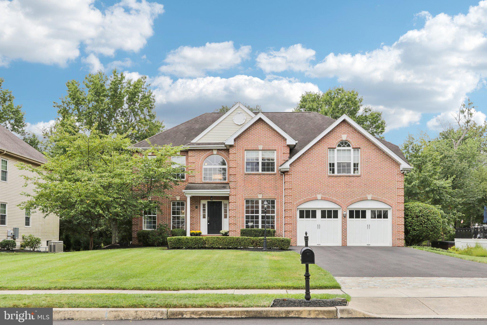 Tucked away on a quiet cul-de-sac in the desirable Hidden Creek Estates, this classic brick Colonial offers timeless appeal, a spacious layout, and the benefit of a prime private location within the community. Meticulously maintained by its original owner, this 4-bedroom, 3.5-bath residence was thoughtfully designed for both everyday living and elegant entertaining.
Step inside to a soaring two-story foyer, flanked by a formal living room and dining room to the left and a private office to the right. At the heart of the home, the upgraded kitchen boasts warm wood cabinetry, a large center island with stools, stainless steel appliances, and an inviting eat-in area. Just beyond, a dramatic two-story great room features a cozy fireplace, abundant natural light from multiple windows, and access to the entertainment-ready flagstone patio, with dedicated gas line for bbq and expansive grassy yard.
Upstairs, four generously sized bedrooms provide comfort for family and guests. The luxurious primary suite is a true retreat, showcasing vaulted ceilings, a sitting area, multiple closets, and an updated spa-like ensuite with a walk-in shower and radiant heated floors. The secondary bedrooms are equally spacious, each offering ample closet space.
The fully finished lower level extends the living space with a recreation area, pool table, dedicated workspace, full bathroom, and extensive storage—perfect for both work and play.
Homes of this caliber in Hidden Creek Estates are rarely available. With its blend of sophistication, functionality, and an unbeatable location, this property is an opportunity not to be missed.