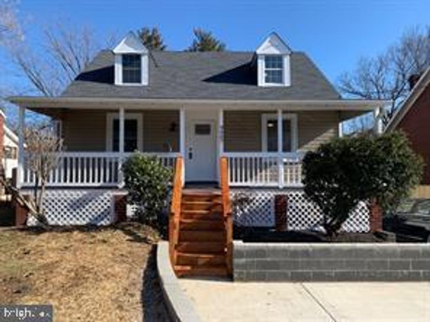 Absolutely gorgeous renovation only minutes from downtown Silver Spring!! This home features 5 bedrooms, 3 bathrooms, brand new appliances, new light fixtures and ceiling fans, polished wood floors, and new ceramic tiles. The basement is fully finished, featuring a private entrance, 2 bedrooms, a recreation room and a kitchenette. There's a cozy covered front porch and a huge rear deck with stairs to the backyard. The six-foot wooden fence creates a private park-like setting. There is ample parking for at least 6 cars in the massive driveway, which extends to the backyard and much, much more.