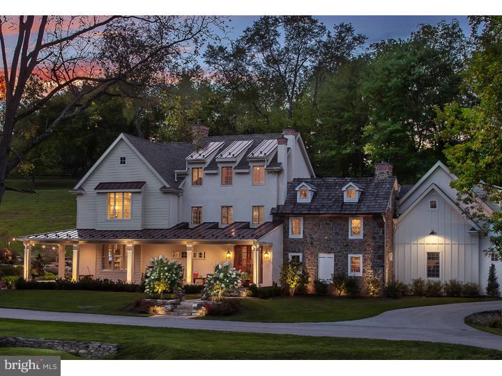 Only a few miles West of the Borough of West Chester, centrally located but total privacy, situated on approximately 16 acres, totally restored Farmhouse featuring approximately 7000 + sq.ft. of living space. In addition, there is a fully restored approximately 5000 sq.ft. 3 story barn, currently used as living space to include full bath, central heat & air. Heated in ground pool & spa. Property has been professionally hardscaped & landscaped. The restoration of the barn & main residence, both in quality & materials were done with the highest standards. As you approach the residence, you are greeted by a wrap around porch. As you open the door & enter the home, the charm & uniqueness is a must see. The interior & exterior combine historic elements with today's latest modern amenities. The expansion and renovation was completed in 2009. Gourmet chef's kitchen is a custom French country by Gobel. Thermadore dual range professional 6 gas burner with griddle and two ovens. Built in sub zero refrigerator. Refrigerated drawers, warming drawer, commercial grade exhaust, subway tile and designer lighting. The adjoining breakfast area includes a fireplace, exposed brick walls, extensive high hat lighting. Entertaining is a must...both on the inside & outside this home has been designed to accommodate both the family & guests. Lower level is finished. Three car attached garage. Features include, reclaimed hardwood floors, wooden beams, exposed original stone & brick walls, numerous front & back staircases, built in speaker system, security & fire system, intercom, three zoned high efficiency heating & cooling. This property is one of a kind, rarely available.