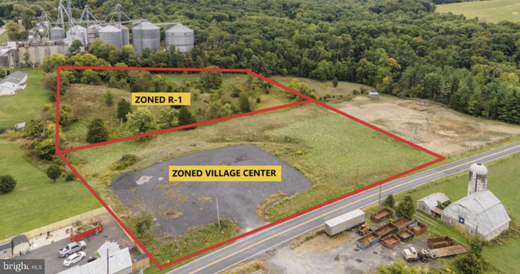 Customize your commercial building upon these perfectly positioned lots for commerce in Mt Pleasant MD! Parcel A consists of 2 Acres within zoning of Village Commercial. Parcel B consists of 5 Acres, and adjoins Parcel A. Lots are within close proximity to the cross intersection of Route 26 and Dance Hall Road, with road frontage along Dance Hall Road. Existing well and septic. Great location for small town commerce (winery, storage facility, farmers market, driving range, lawn and garden, etc.).