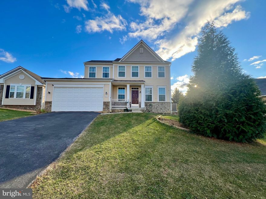 COMING SOON 2/1/2025!! Welcome to your new home in the Bentwood Estates Community!

This well maintained single family home has a main floor grand entryway, side room for office/library, eat-in kitchen that opens to the generous living room with half vaulted ceiling and electric fireplace, sliding doors that access the rear yard, two car garage and half bath.

Your upper level is fully carpeted and features a primary bedroom with mounted television, walk-in closet, and full bath with soaking tub, separate shower, and dual vanity; three additional bedrooms, full bath with dual vanity, and laundry closet with full sized washer and dryer.

The walk-out finished basement boasts additional living space that can be used as the 5th bedroom, office, or recreation room - complete with full bath. Also available for tenant use is a large L-shaped desk.

The Bentwood Estates Community is located off of I-81 exit 5, on WV-51 toward Inwood/Charles Town, 17 Miles from Martinsburg and 23 Miles from Winchester.

Pet Friendly!

The storage closet in the basement and outside shed will be locked and not for tenant use.

Additional monthly costs include Renter's insurance (price based on plan selection) and Second Nature Air Filter Subscription program ($15.00/ month).

EHO.