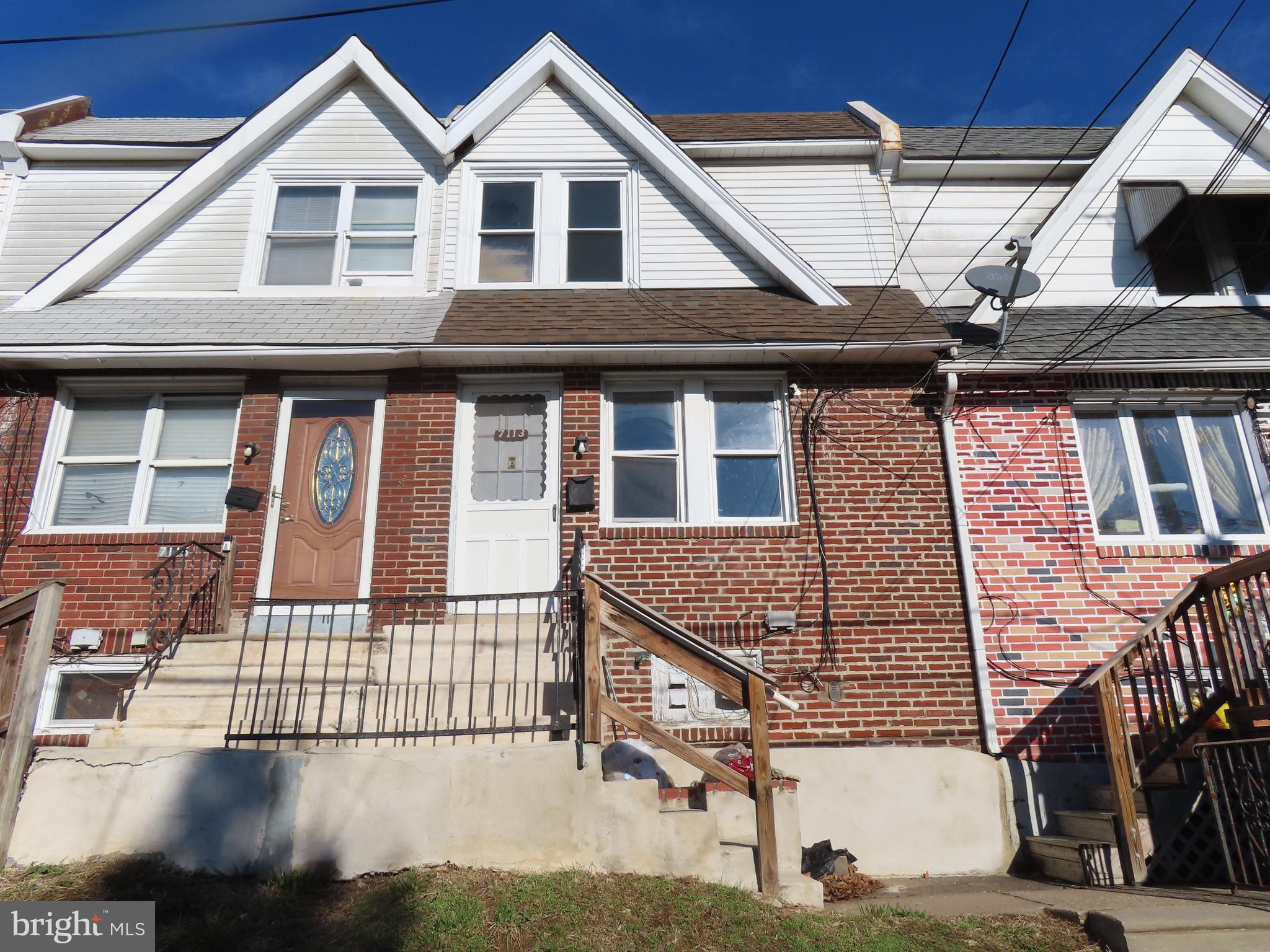 2 bedrooms on the second floor and a bonus room (finished) in the basement. The bathroom was previously removed from the basement but could be restored. Previously rented. The property is agent owned.