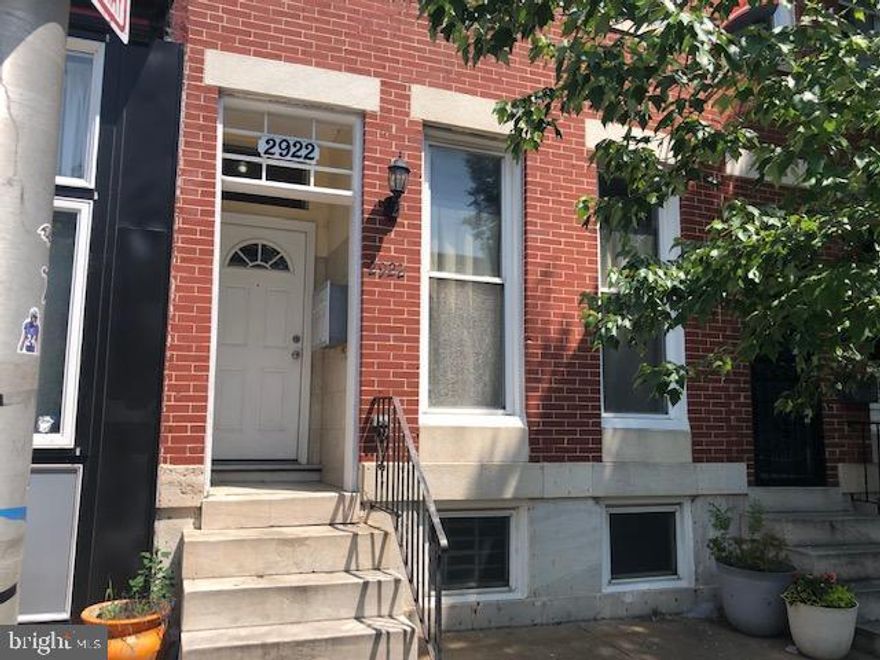 Spacious and airy apartment located steps from Patterson Park & convenient to JH, Canton, Fells Point, and easy access to I95 and 895. The apartment features large rooms, 10ft ceilings, updated kitchen with space for a table, an updated bathroom, in-unit washer & dryer, and parking pad for a small car. The main part of the unit has a room that could be used as a bedroom or living room, a full bath, and kitchen.  This unit has an bonus room which is completely detached from the main part of the unit and is located across the hall (1st interior picture on listing).  This bonus room can be used as a living room or bedroom.  MUST HAVE GOOD CREDIT WITH NO HISTORY OF EVICTIONS OR FAILURE TO PAY RENT FILINGS!