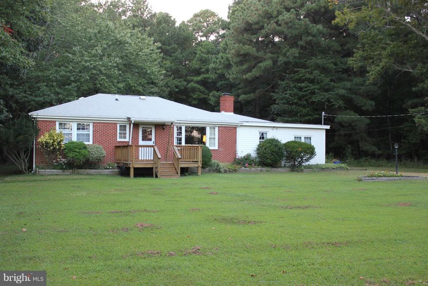 Quaint 3 bedroom, 1 bath home nestled on 1+ acres in Scotland Md.  Owner has kept this home well maintained.   Located minutes from Point Lookout State Park and Historic St. Mary's City and an easy commute to Pax River. This water oriented home is perfect for first time buyers, those who wish to down size or as a second home.
