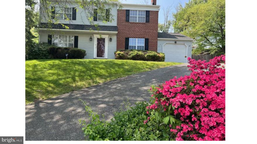 Welcome to this lovely, spacious, well-kept 2-story colonial.  Light, bright & airy living room greets you & offers french doors & crown molding.  Inviting dining room with access to deck area & large fenced backyard (some fencing is newer).  Good size kitchen with granite counter & updated cabinets will make the chef happy & a great area for entertaining.  Large carpeted & freshly painted den area with brick fireplace(non-working) & access to powder room & 1- car garage.  Impressive & spacious 3 carpeted bedrooms and two and a half updated bathrooms.  Hardwood flooring in some areas of 1st floor. Several ceiling fans throughout.  Large carpeted basement with finished play/hobby area and additional room for office, storage & laundry.  Bilco doors in basement for direct walk up access to outside.  Heating system rebuilt 2/4/2026 (see Sellers Property Disclosure Statement & attachment for details).  Plenty of parking space on driveway.  Easy access to major arteries.  Don't miss this gem....unpack & start living.