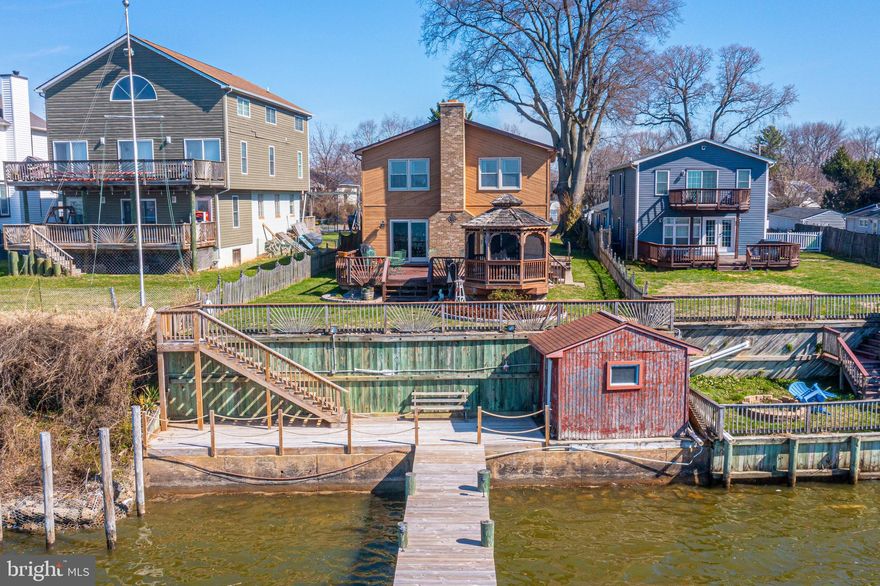 Waterfront living at its finest. Welcome to 1452 Galena Road, a 3-bedroom, 2.5-bath home offering sweeping open water views, a private pier, and an exceptional outdoor entertaining setting.

* Amazing 180 degree Water Views!

Enjoy mornings on the expansive waterside deck, evenings in the gazebo overlooking the water, and direct access for boating, fishing, or simply unwinding along the shoreline. Inside, the home offers a spacious layout with water views throughout, creating a seamless connection between indoor comfort and outdoor living.

Situated on a generous lot with ample parking and convenient access to marinas, waterfront dining, shopping, and major commuter routes, this property delivers the perfect balance of lifestyle and location.

Waterfront, views, and opportunity — all in one.