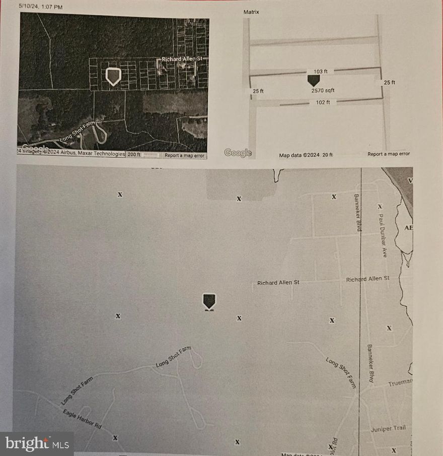 2500 square feet of unimproved land located in the Cedar Haven Community.    A great place to build  a home and enjoy laid back living in the sleepy town of Aquasco  Maryland.   23015  Alexander Crummell Avenue is also available for sell.  This lot provides an additional 4500 square feet of land.