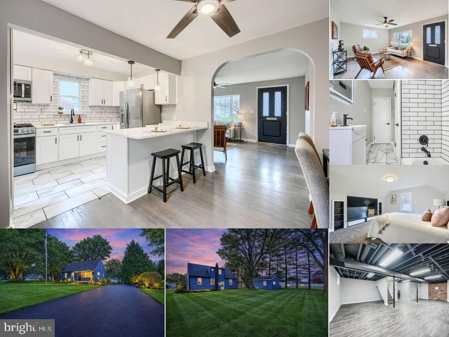 ***OPEN HOUSE SATURDAY 3/14/26 from 2PM to 3PM****BRAND NEW LISTING PRICE!!!**** 9212 Snyder Lane: The Ultimate Blank Canvas Luxury Estate - MODERN ELEGANCE MEETS UNRIVALED FREEDOM IN PERRY HALL Why settle for a brand-new home with no backyard and neighbors peering in your windows? Welcome to 9212 Snyder Lane, a meticulously reimagined Cape Cod residence perched on nearly half an acre of lush, level land with mature trees that when bloom aren't only beautiful but offer a canopy of shade and privacy. This is more than a home; it is a rare opportunity to own one of the largest private lots in the 21128 zip code. THE RESIDENCE: Top-to-Bottom Transformation. Step inside to a total-transformation interior where 1950s character meets 2026 luxury. Custom Kitchen: A chef’s dream featuring custom cabinetry, high-end stainless appliances, and designer finishes. Four Versatile Bedrooms: A thoughtful layout with two spacious main-level bedrooms and two upper-level retreats, perfect for a home office, nursery, or primary suite. Fully Finished Lower Level: Massive additional living space—ideal for a home theater, gym, or the ultimate fan cave. Worry-Free Living: This home has been completely updated TOP TO BOTTOM, from the roof to the HVAC and security system. Move in and don't lift a finger for a decade.  THE GROUNDS: Your Private Oasis. The true star of the show is the 0.46-acre lot. In an era of shrinking lot sizes, this property offers the Space of the Past with the Luxury of the Present. The Ultimate Driveway: A massive, brand-new asphalt driveway with parking for 6+ vehicles—perfect for guests, car enthusiasts, or RV/boat storage. Unlimited Potential: Have you dreamed of a resort-style in-ground pool? A 4-car detached Dream Garage with a loft? A sprawling organic garden or a private playground? On this lot, you don't have to choose. You have the room to build it all.  THE LOCATION: Located in the heart of Perry Hall, you are minutes from the area's schools, Honeygo Run Regional Park, and the best shopping/dining the Perry Hall/White Marsh area has to offer, all while feeling tucked away in your own private sanctuary. STOP COMPROMISING ON YARD SIZE. Stop settling for average. Schedule your private tour of 9212 Snyder Lane today and start planning the estate you’ve always wanted.