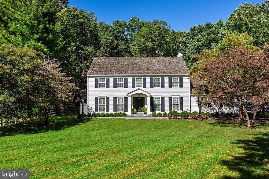 Exceptional offering!  Fully renovated, move-in ready, quintessential Potomac Falls colonial with welcoming, open floor plan on two beautiful acres backing to woods!  Private, cul-de-sac location.  Absolutely gorgeous interior including an open, fully renovated (2012) Kitchen/Eating Area/Family Room and Addition with walls of windows and sliding glass doors bring the outside in.  The Chef's Kitchen includes Christiana custom made cabinetry, integrated cabinet front appliances including a SubZero refrigerator, a professional grade Viking range, a U-line wine cuvet and Dacor warming drawer.  The Family Room includes a spectacular hand-laid stone, gas fired, fireplace.  There's a coveted, BIG mud room/laundry room offering extraordinary storage and convenience.   A private library with glass French doors and  a wall of built-ins makes the perfect home office.  The Owners Suite includes a big picture window overlooking the private backyard; a 2014 renovation of the Owners Bath including a steam shower, rain shower head, heated towel bar and radiant heated floor.   The lower level is perfect for a play room/game room or exercise room.  Exterior renovations from 2016-2018 include new hardi-plank siding, blue flagstone walkways and terraces, new exterior lighting, new shutters and a new front portico.  Interior renovations also include hand sculpted, maple solid  hardwood flooring, new custom millwork and doors throughout.   If you choose to add on or continue renovations, these owners have plans for a Master Suite over the garage with additional upper level en suite bathrooms and a main level screen porch.  Ask about the need pool renovation. Third upper level bath can be added for estimated $45,000   Here's your chance to live in one of Potomac's most coveted communities close to the C&O Canal and Potomac Village with easy access to the Clara Barton Parkway and I-495! Churchill school cluster incl. the all new Potomac Elementary.  Don't miss this beauty!!