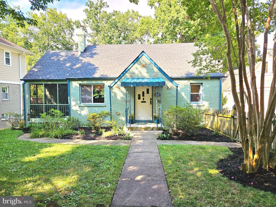 Fall in love with this completely renovated (2016) and recently updated (2023) 5 bedroom, three bath Cape Cod on a tree-lined street close to shops, restaurants, entertainment and nature in Takoma Park! 

The main floor offers two bedrooms (which the owners had converted into a suite), kitchen with hickory cabinets, granite counters, SS appliances and porcelain (waterproof) flooring, a back deck off the kitchen and a screened-in front porch with Trek flooring. Large windows and doors bring both light and nature in.

Upstairs you will find two additional large bedrooms with large closets. Windows facing the backyard offer privacy. The full bath features a cast-iron tub. Incredible attic storage runs the length of the house. Luxury Vinyl Plank flooring throughout for ease of cleaning. 

Downstairs there’s a large family room and bedroom. Don't need the extra bedroom? Remove the closet  and double your family room size (there's enough extra flooring on hand). Gutted to the studs in 2016, these rooms have spray-in insulation in walls and ceiling, new wiring and recessed lighting. Luxury Vinyl Plank flooring, retro linoleum flooring in the HVAC, laundry and roomy mudroom, and porcelain tile in the full bath with walk-in shower. And even more storage! The lot is fenced, enormous and offers multiple of places to enjoy the outdoors. Lovely trees, numerous flowering plants – and of course, azaleas. There is also a large, attached permanent storage room off the back patio for all your gardening tools.

Conveniently located in a quiet neighborhood with easy access to shopping, restaurants, public transportation, creeks and trails – this house has it all. Welcome home!
