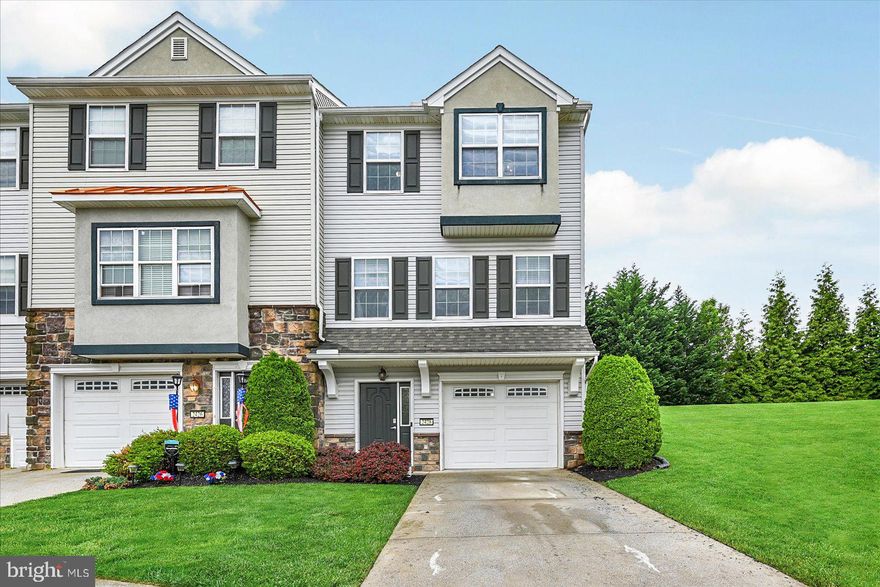 Welcome to this spacious, updated end unit townhome with 3 bedrooms and 2.5 bathrooms.  Expand your cooking skills in this updated kitchen with new countertops and flooring, along with ample storage in the pantry.  You can eat at the dining table, bar top counter or outside on the beautiful refinished composite deck.  The primary bedroom boasts a remodeled bathroom with walk in tile shower!  There is plenty of storage in the basement and one car garage.  York Township Park is just a short walk down the street and easy access to I-83!