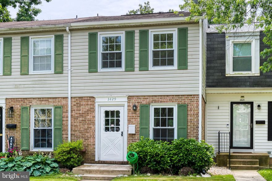 **Welcome to 3429 Saluda Road in the Belmont South community!**
This inviting 3-bedroom, 1.5-bath townhome offers both comfort and convenience in an excellent location. Step inside to find hardwood floors flowing through the main level living and dining areas, paired with a spacious kitchen featuring an island and plenty of storage. Upstairs, three well-sized bedrooms provide generous closet space and natural light.

The fully finished lower level extends your living space with a cozy family room, half bath, laundry, and direct walk-out access to the private fenced yard. Backing to open common space, the yard is ideal for relaxation, play, or entertaining. Two assigned parking spaces ensure easy access, while the community offers great amenities including an outdoor swimming pool, sidewalks, and well-kept common areas.

Enjoy the peace of a suburban setting with everyday conveniences just minutes away—plus the added benefit of water, trash, snow removal, and more included in the HOA. Located within the sought-after Perry Hall school district, this home combines functional living with lifestyle perks.