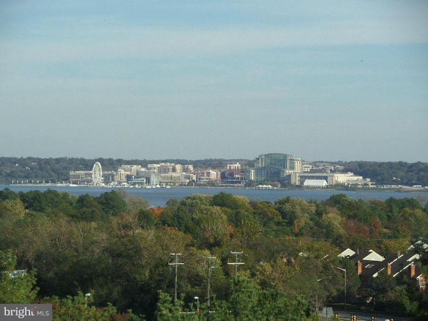 Panoramic Potomac River view from every room*Spacious, bright 1170 SF 2BR /2BA with balcony on 12th floor of hi-rise w/24 Hr front desk, pool tennis, a laundry rm on each floor & parking behind a gated entry*Just 5 blocks to METRO w/ easy access to 495 & just across the river from National Harbor & MGM*Fresh paint, new carpet,new Stainless appliances,new lighting, new MBA vanity and porcelain floor, 2 walk-in closets, Thermopane windows and SGD*Vacant and move-in ready