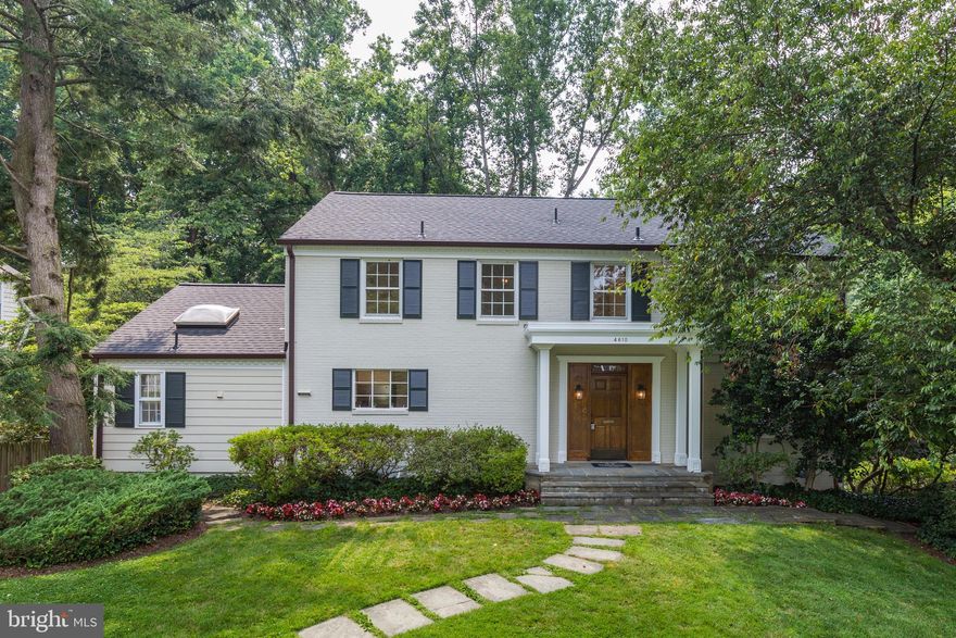 Absolutely charming colonial in Westmoreland Hills on a quarter acre lot that backs up to Little Falls Stream Valley Park. This 4 bedroom, 2 full, 2 half bath property is ready to be made your own! Tucked away in the neighborhood on a quiet street off of Mass Ave, this serene piece of property has a fully fenced yard and extensive landscaping and is located less than a mile from the DC line.

A welcoming foyer with quarter turn staircase and gleaming hardwoods greets you as enter the home. The main floor features a living room with a wood burning fireplace, formal dining room, family room with wood burning fireplace and built in shelves, a half bath with shower and massive eat-kitchen with laundry closet and deck access.

All 4 bedrooms are located upstairs including the primary bedroom with a large en suite bathroom. 3 additional amply sized bedrooms with a hallway bath complete the floor.

The lower level contains a rec room with wood burning fireplace, a large storage room and access to the oversized 1-car garage with a walkout to the back yard. 

Little Falls Stream Valley Park facilities include soccer fields and a playground and connects to the Capital Crescent Bike Trail and The Creekside Trail. 1.7 miles from the Potomac River and Sibley Memorial Hospital. 5.9 miles to The National Mall. Welcome home to Tournay!